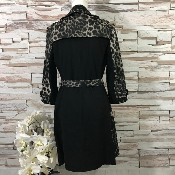 Ports Trench Coat Dress Sz 8 (Z26) - Picture 4 of 8